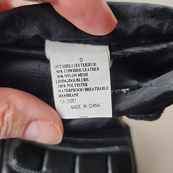 Rocket Mens Waterproof Dry Tech Leather/Textile Motorcycle Gloves Size Small EUC - Picture 14 of 16